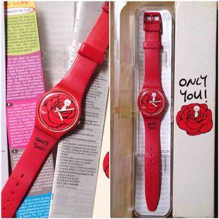 SWATCH Red Watch Jam Tangan "Only You"