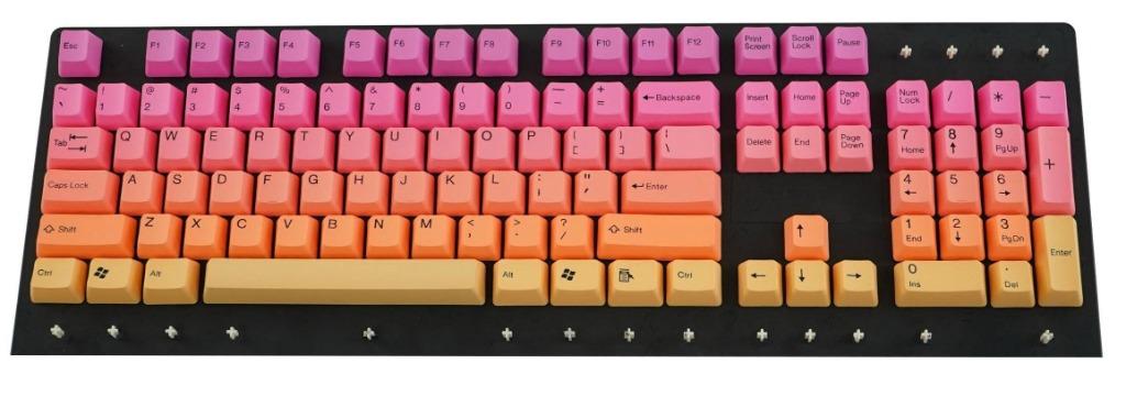 Tai Hao Sunshine 104 Key Pbt Double Shot Keycap Set Computers Tech Parts Accessories Computer Keyboard On Carousell