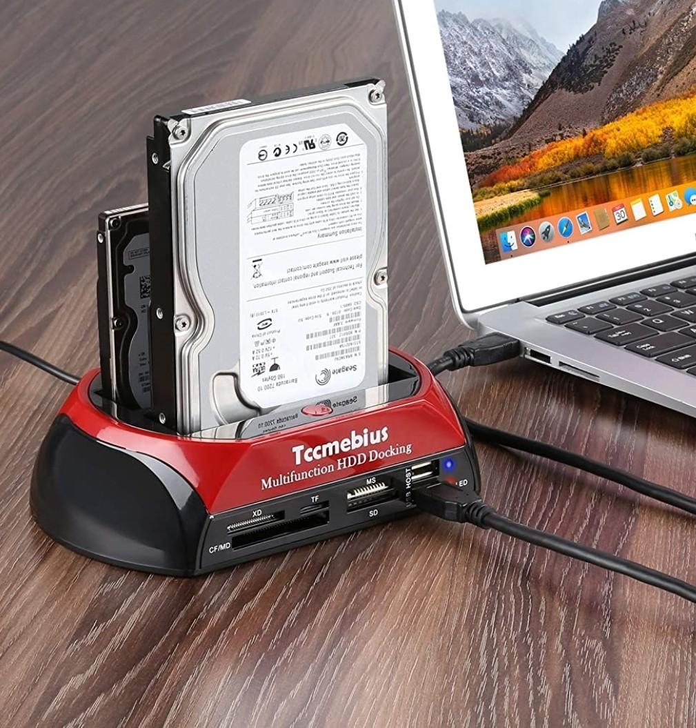 Tccmebius Hard Drive Docking Station Tcc S862 Us Usb 2 0 To 2 5 3 5 Inch Sata Ide