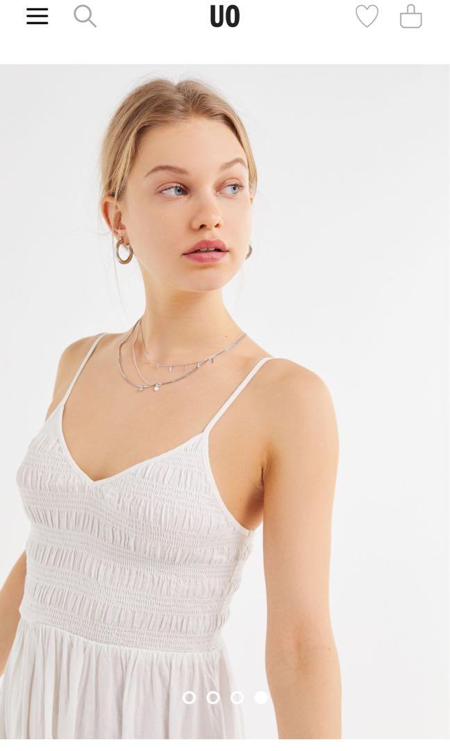 Uo ember sales smocked midi dress