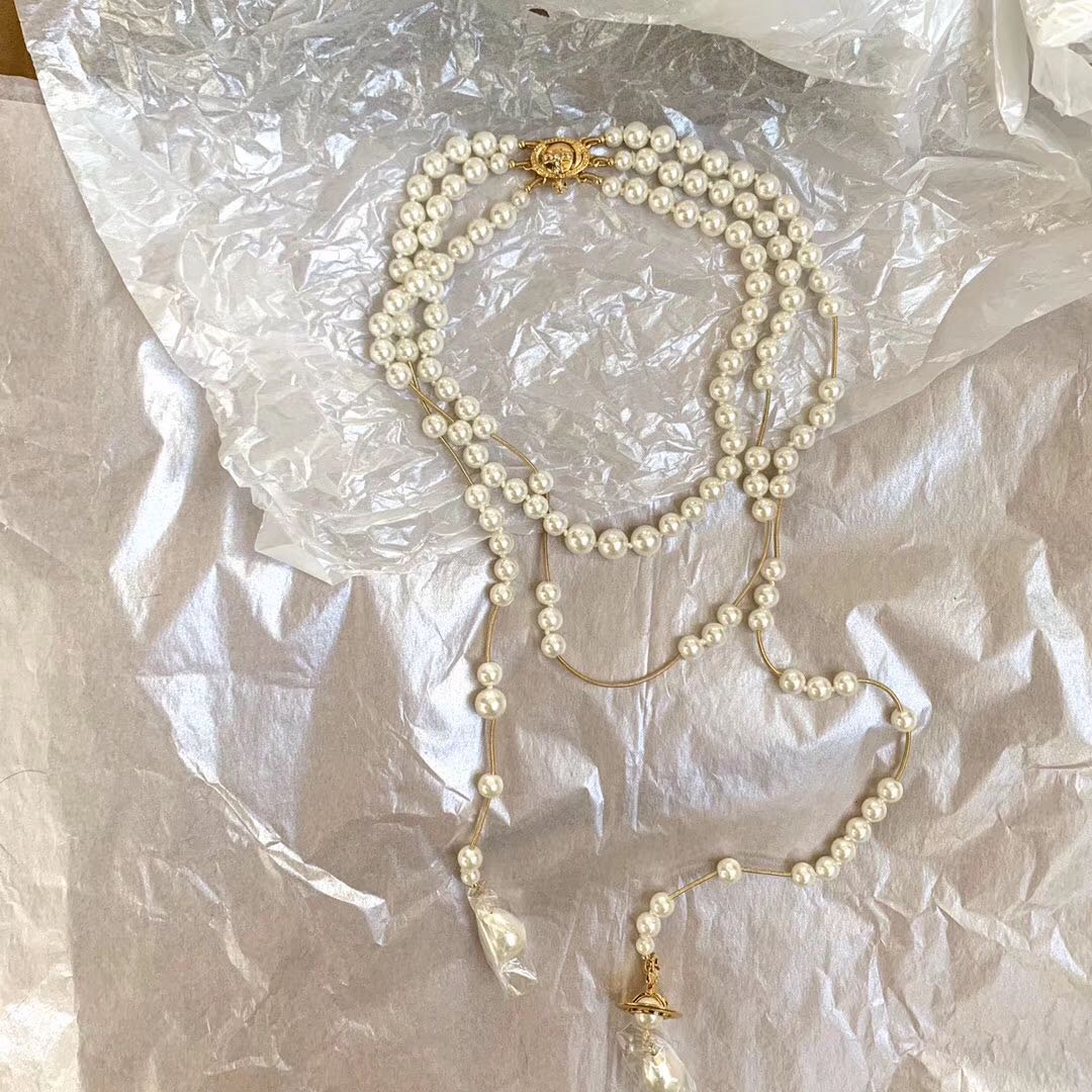 Vivienne Westwood Pearl Necklace - Etsy