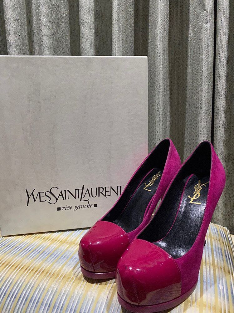 ysl pink shoes