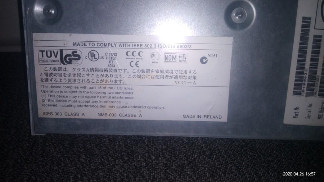 3 COM switch (Category: Laptops & Notebooks) located in Kuala Lipis. Submitted by nathanjoy (Listing ID 1002800738, Image 3). Description: masih elok xp dh lama x pakai yg mana nk blh roger.