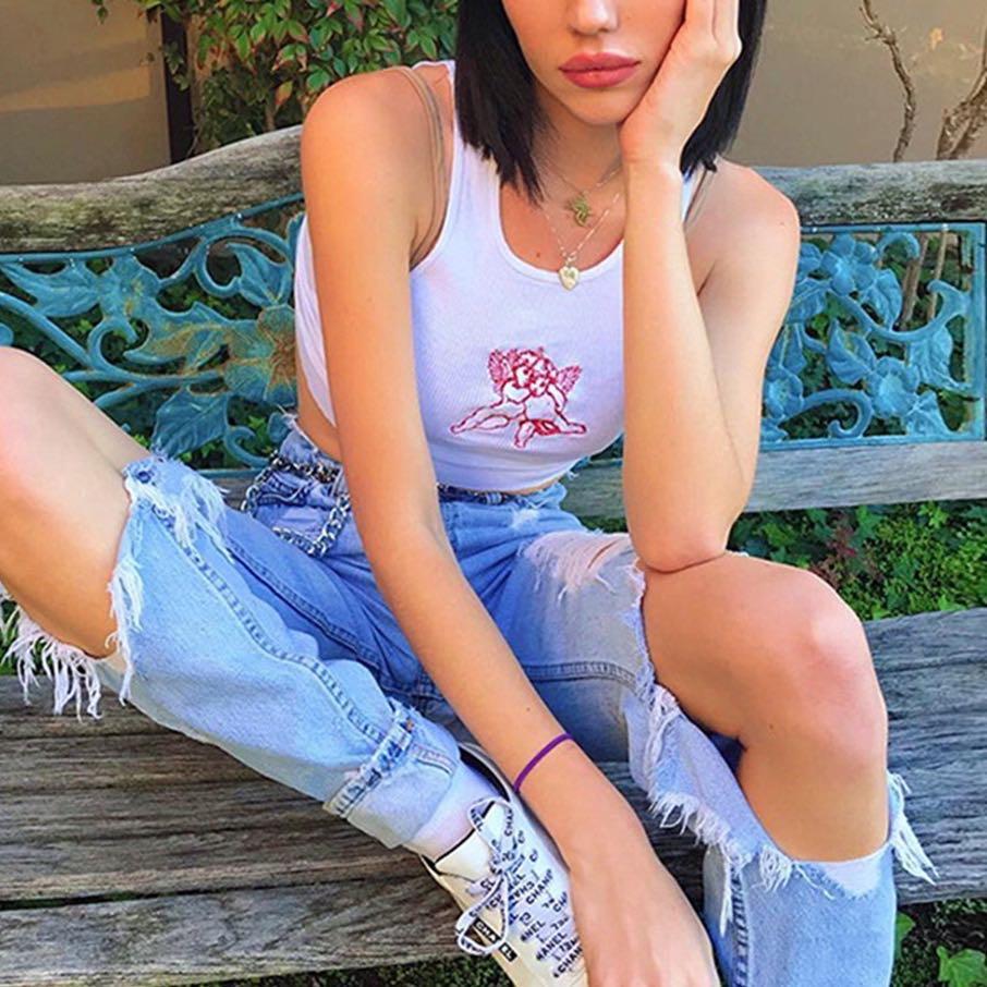 Vintage angel on sale tank top