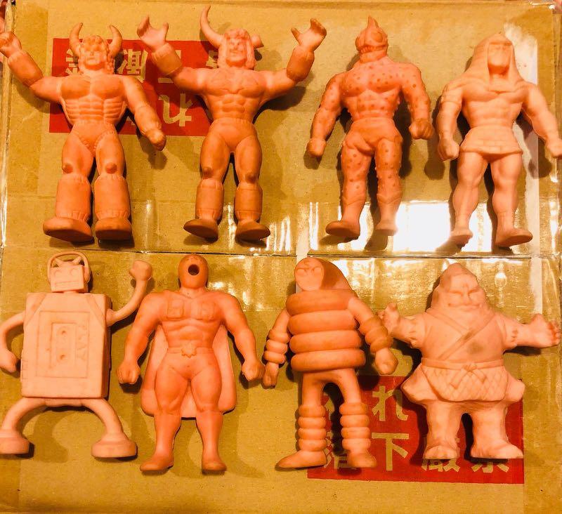 懷舊當時物筋肉人中消惡魔超人七人眾一套8個 興趣及遊戲 玩具 遊戲類 Carousell