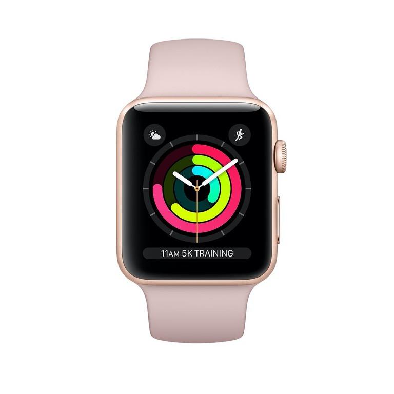 Apple watch series 3 gps 38mm gold aluminum outlet