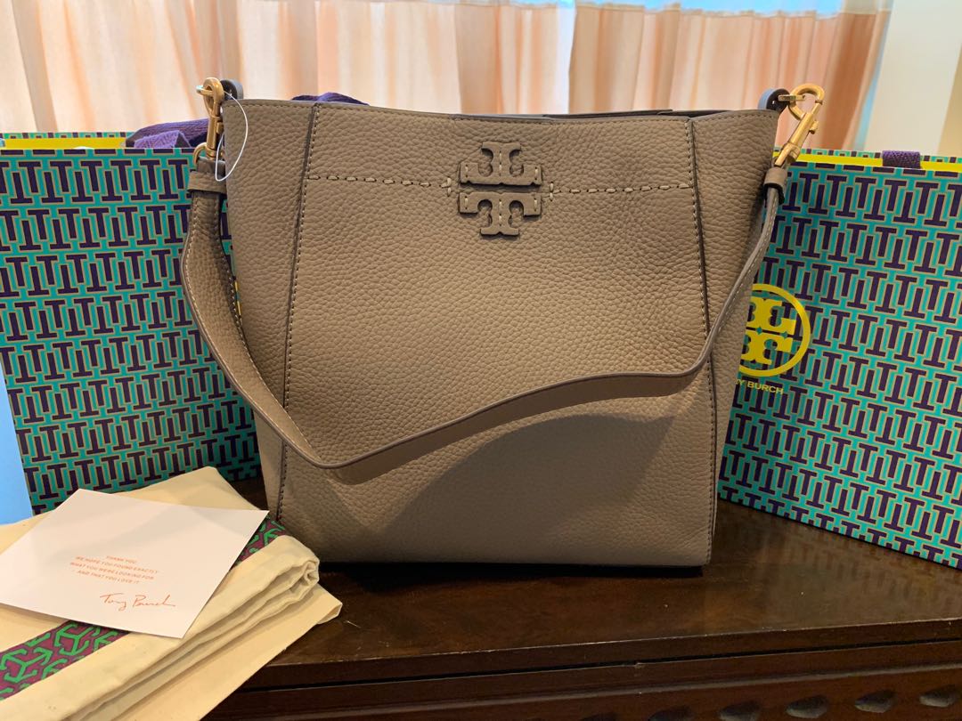 Authentic Tory Burch McGraw Hobo in Silver Maple, Women's Fashion, Bags &  Wallets, Backpacks on Carousell