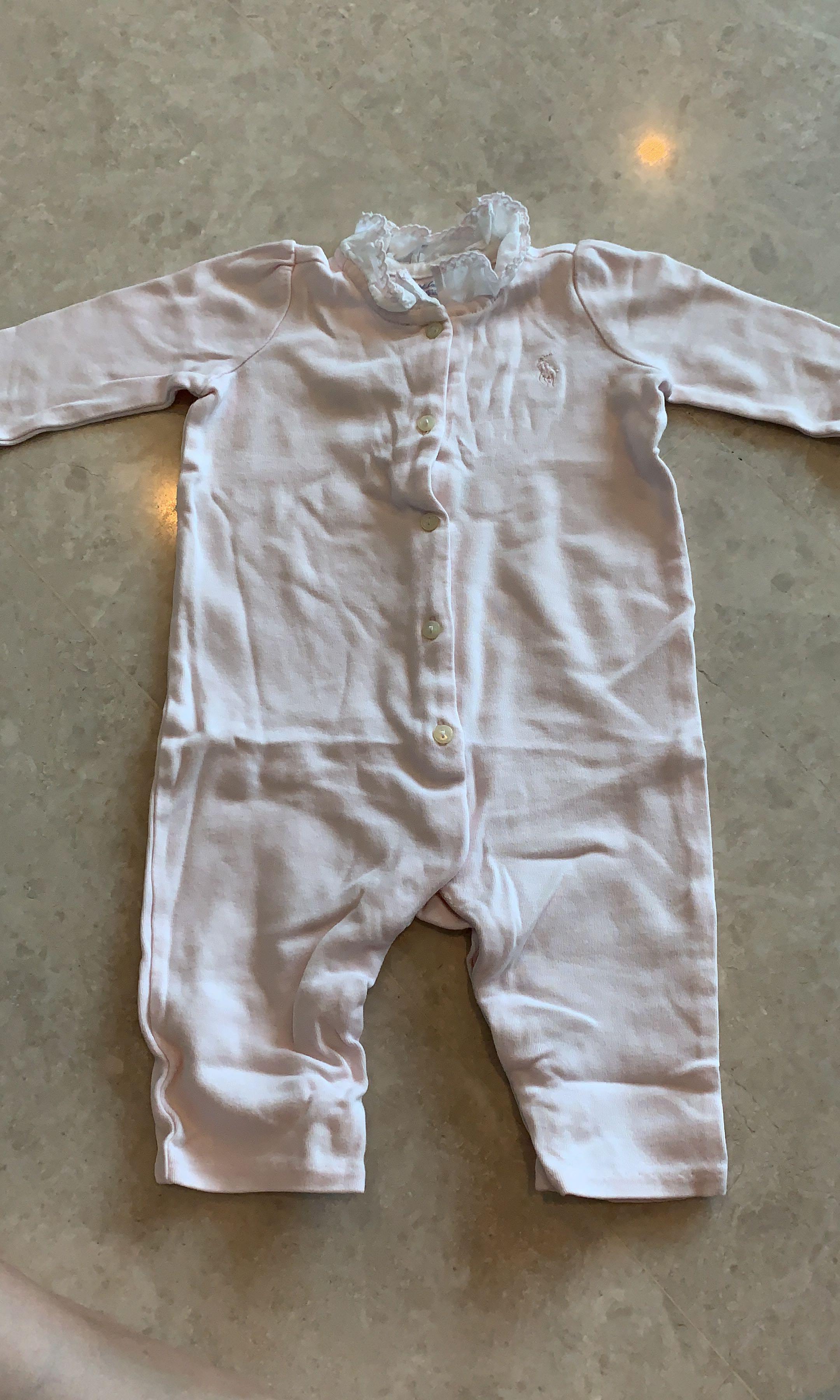 ralph lauren sleepsuit