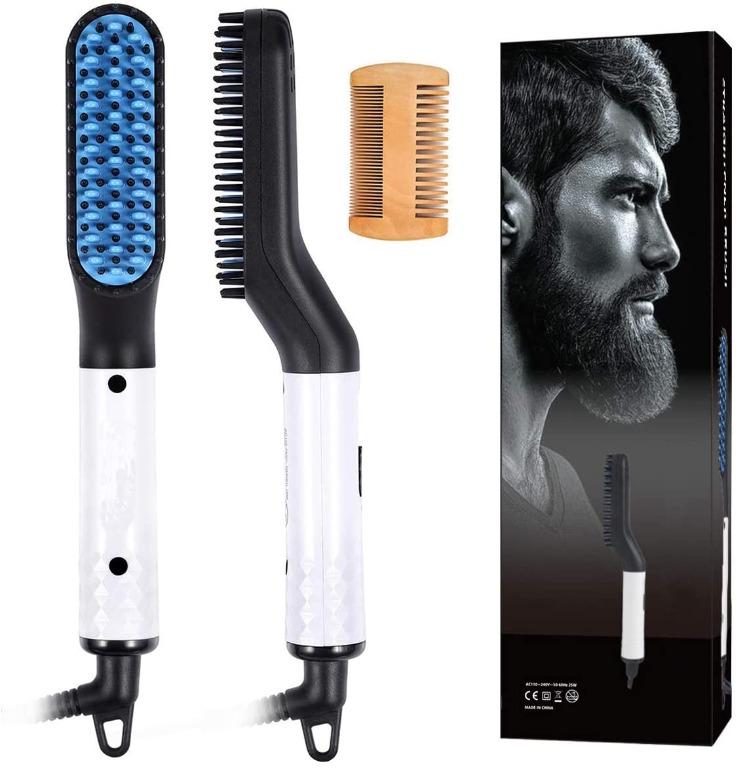 beard hair straightener brush