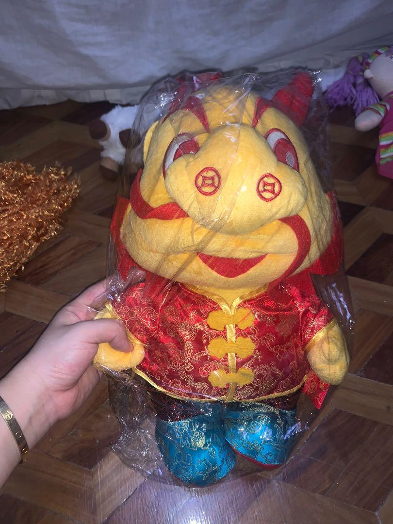 Sale Chinese Dragon Plush Toys Games Toys On Carousell