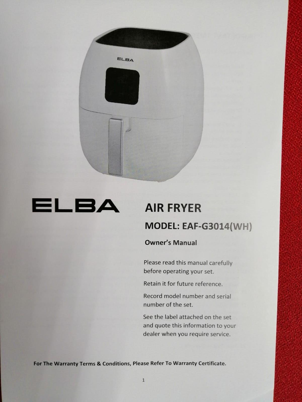 Elba Airfryer