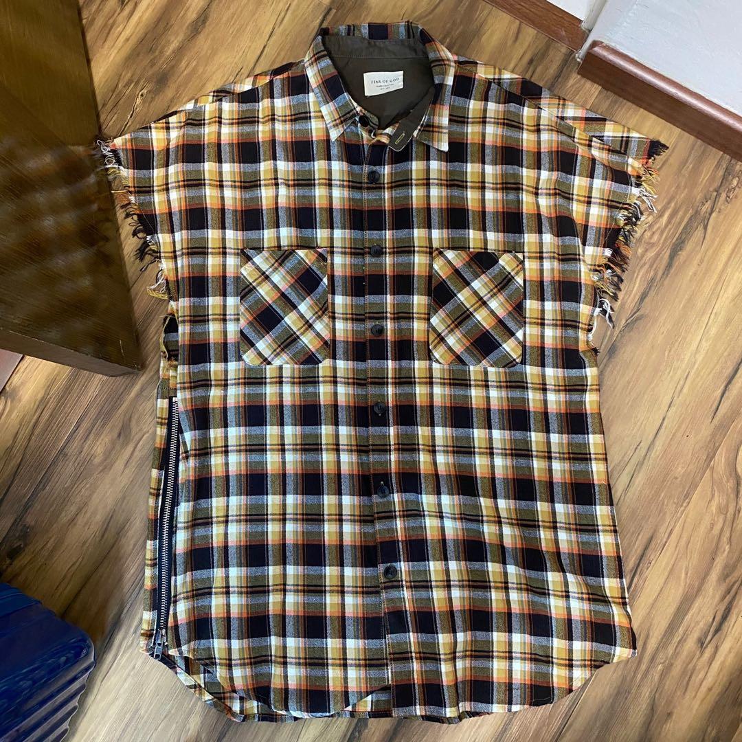 Fear of god flannel jacket new arrivals