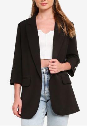 Black blazer forever 21 clearance