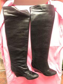 Giuseppe Zanotti high leg leather boots