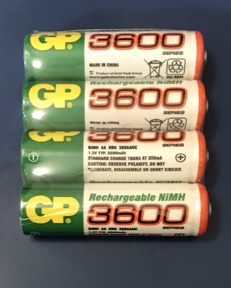 GP Rechargeable NiMH Battery 3600, Hobbies & Toys, Toys & Games on ...