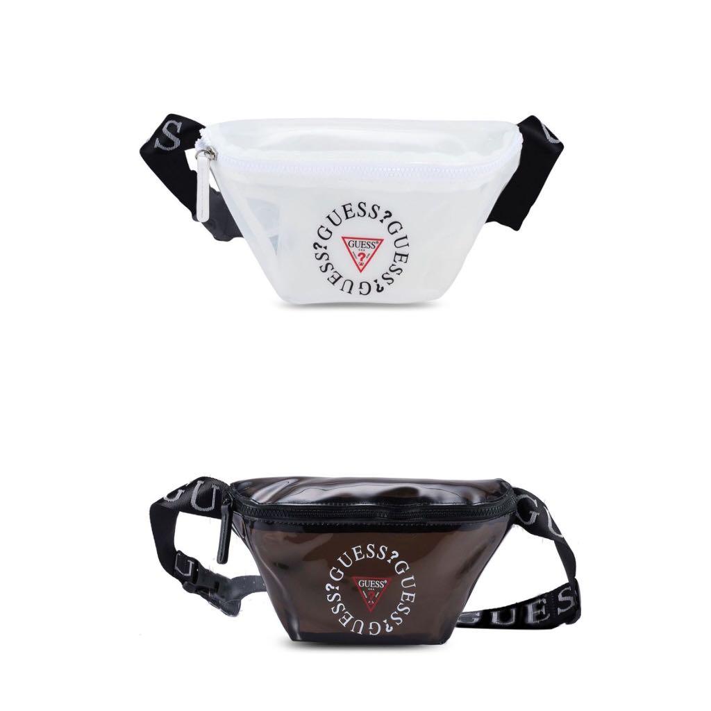 Guess clear vault bum store bag