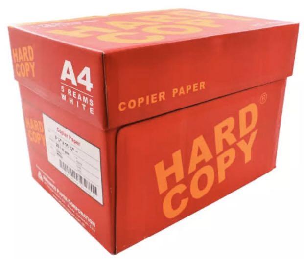 Hard copy box (long, short a4) 5 reams (Category: Craft Supplies & Tools) located in Manila. Submitted by tw.declutters (Listing ID 1002849631, Image 1). Description: Sold by box Short: 775 Long: 915 A4: 825 Mop: bdo, bpi or gcash.