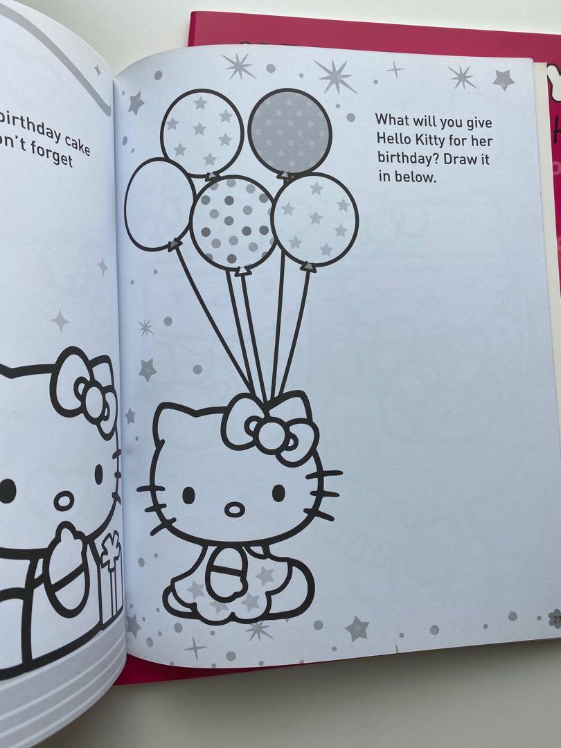 Hello Kitty coloring book, Hobbies & Toys, Books & Magazines, Children
