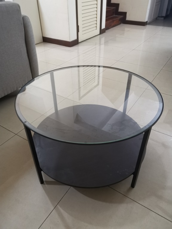 IKEA Glass Coffee Table, Furniture & Home Living, Furniture, Tables