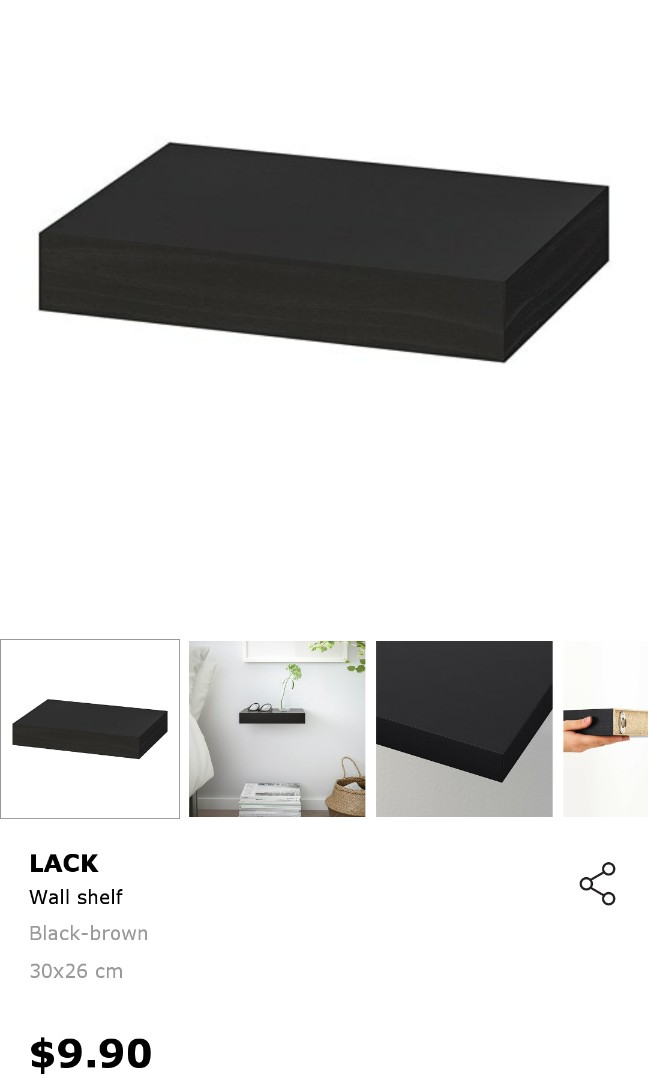Ikea Wall Plank, Furniture & Home Living, Furniture, Shelves,