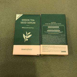 Innisfree Green tea seed serum 綠茶籽精萃水分菁露 4盒 (共28包)