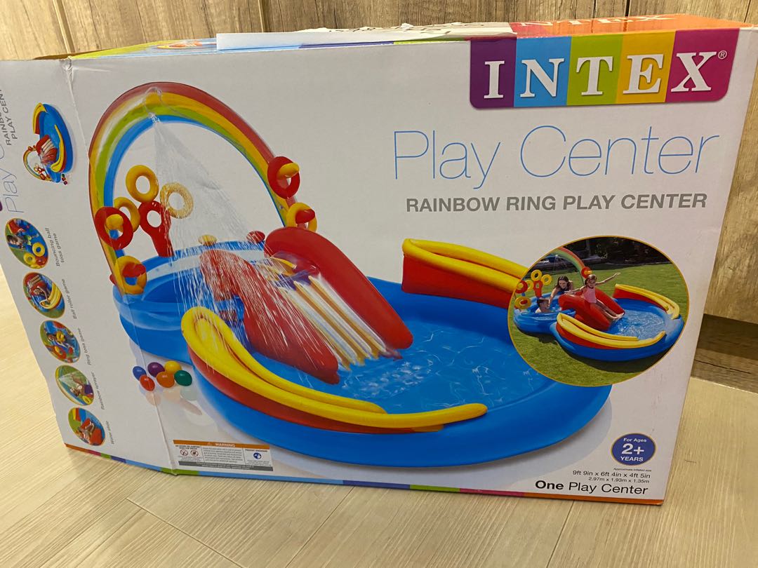 rainbow ring inflatable play center