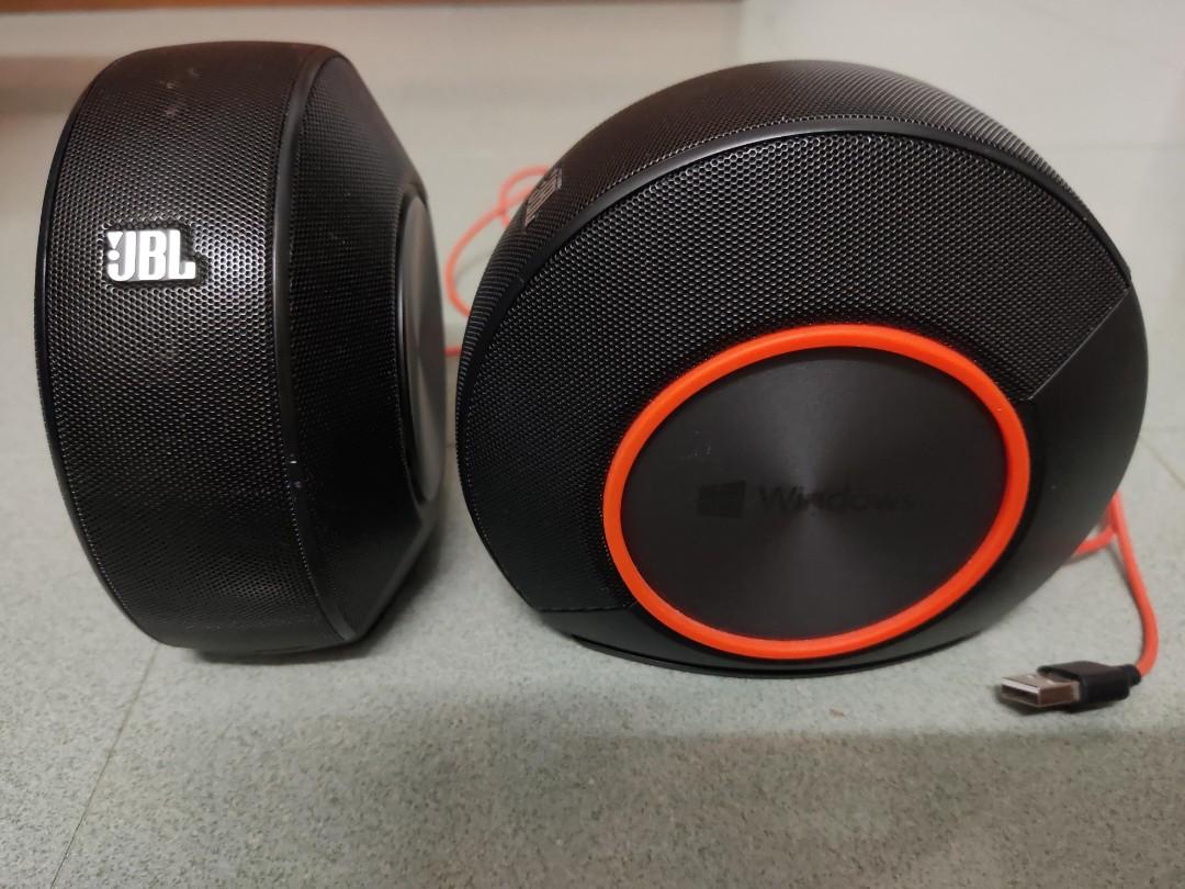 JBL Pebbles (Category: Entertainment Systems & Smart Home Devices) located in Singapore. Submitted by fdc.firesale (Listing ID 1002881146, Image 1). Description: In good working condition (9/10) It's as easy as that - Just plug the USB connector to u computer and it will works. Browse for more items: https://sg.carousell.com/fdc.firesale/.
