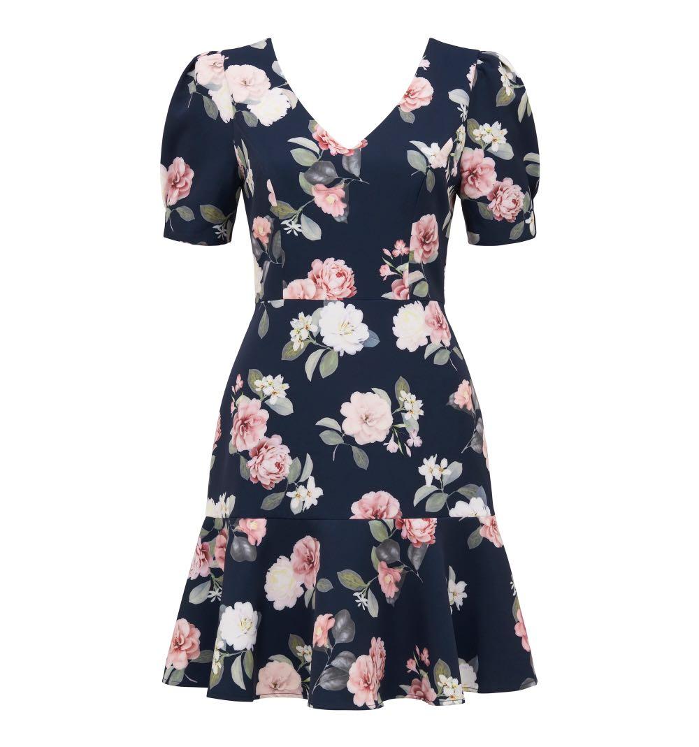 Forever New Kelsey Print Flippy Dress