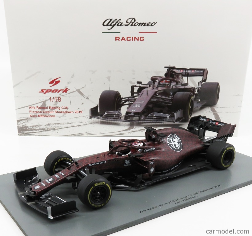 Kimi Raikkonen 2019 Valentine Day Test F1 Model Race Car Alfa Romeo Ferrari 1 18 Spark 18s458 Not Exoto Bbr Looksmart Minichamps Sports Sports Apparel On Carousell