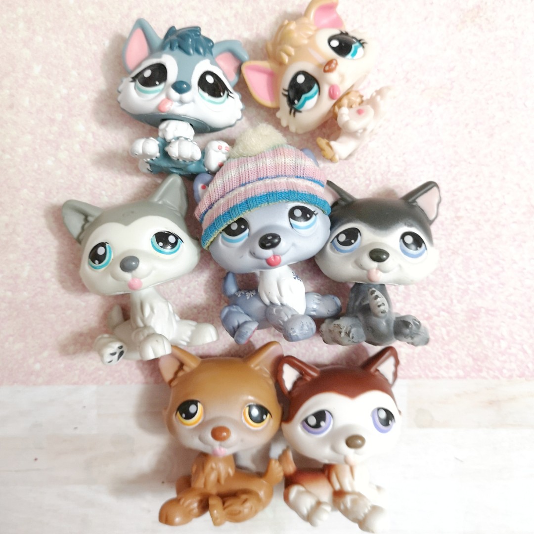 Littlest Pet Shop lps husky dogs Hobbies Toys Toys Games on Carousell