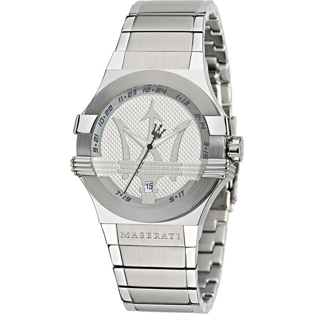 MASERATI POTENZA BLACK SILVER DIAL MEN S WATCH R8853108001 R8853108003 R8853108002 BRAND NEW IN BOX