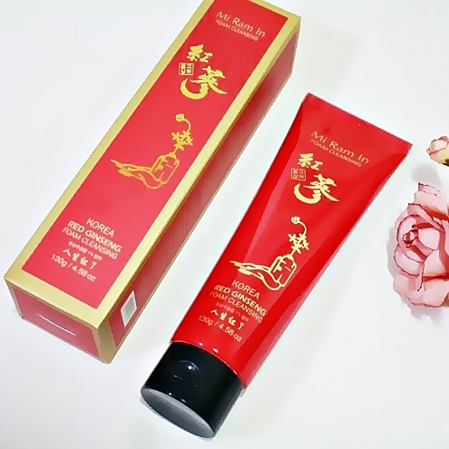 korean red ginseng foam cleansing
