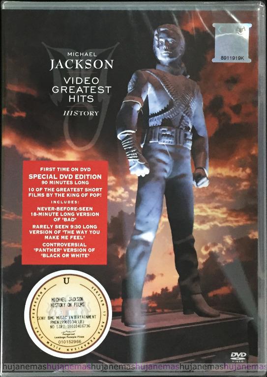 Michael Jackson Video Greatest Hits History 1995 2001 Sony Music Special Edition Music Video Dvd Music Media Cd S Dvd S Other Media On Carousell