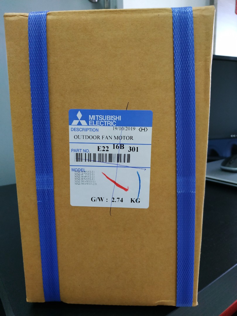 Mitsubishi Electric Outdoor Fan Motor, Electronics, Others on Carousell
