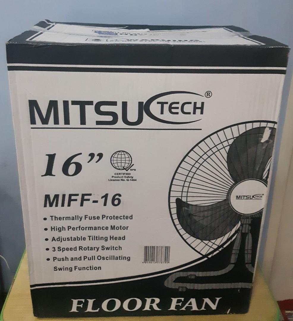 Mitsutech 16 Industrial Floor Fan Home Furniture Home Appliances Electric Fans On Carousell