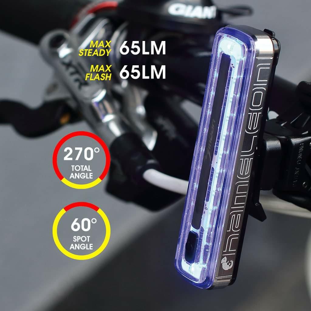 MOON Nebula Bicycle Lights Red White Chameleon