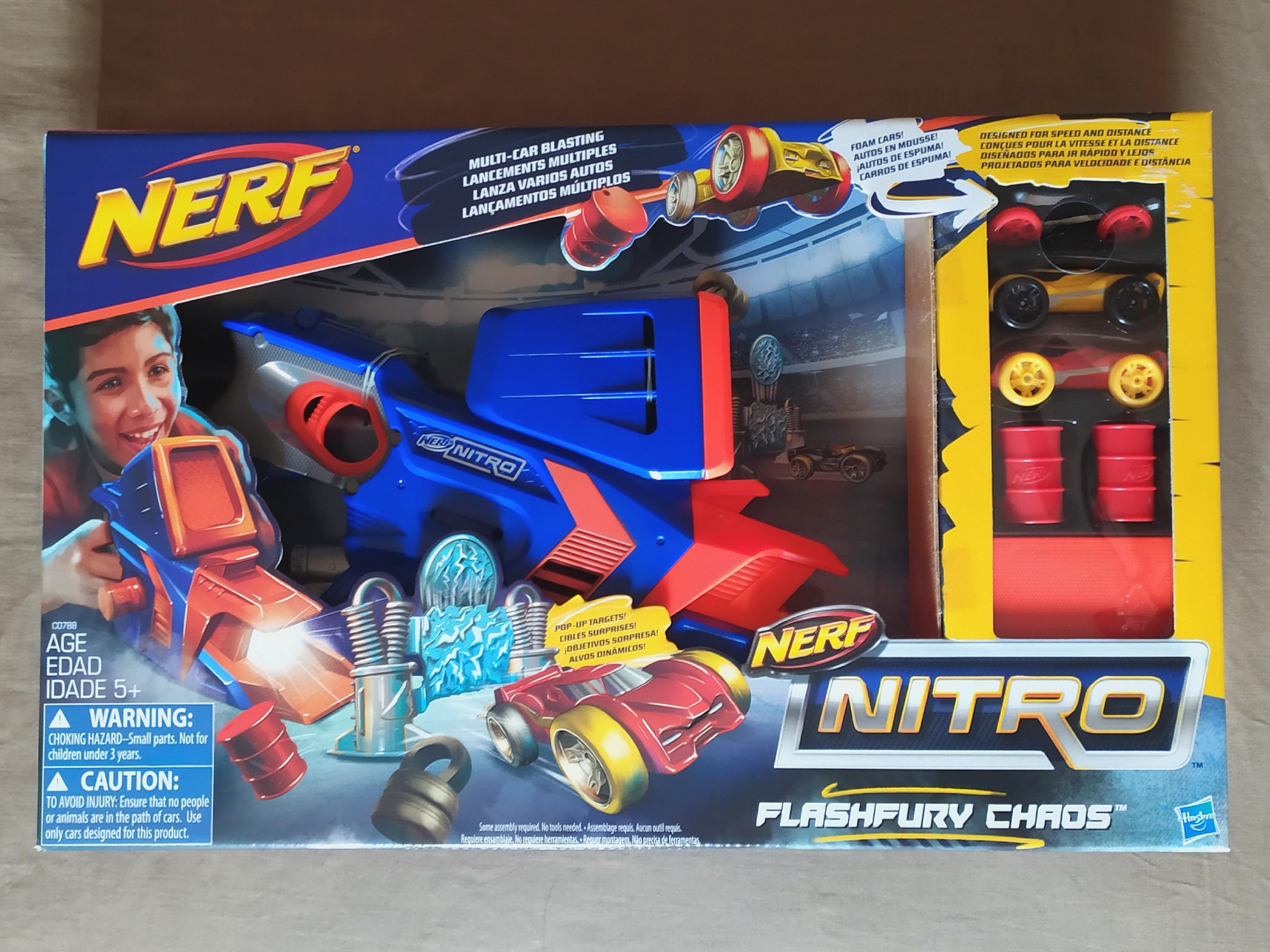 nerf lanza carros