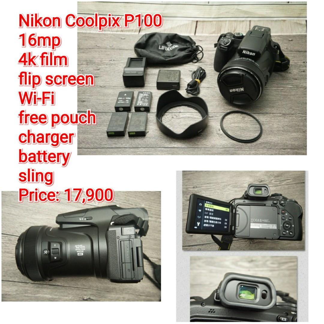 stoel lening Bekijk het internet Nikon Coolpix P100, 相機攝影, 單眼相機在旋轉拍賣