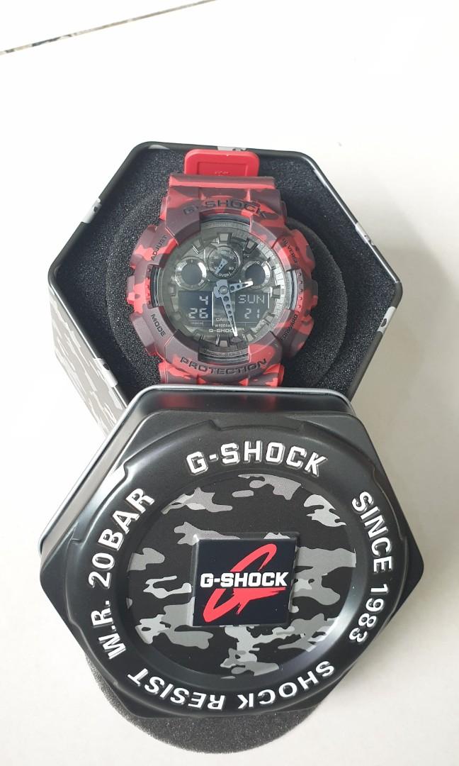 BNIB Original G Shock GA 5081 Japanese movement. Camouflage design with Analog digital display