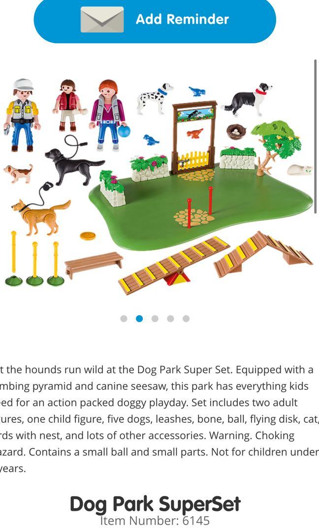 Playmobil dog park superset 6145, Hobbies u0026 Toys, Toys u0026 Games on Carousell