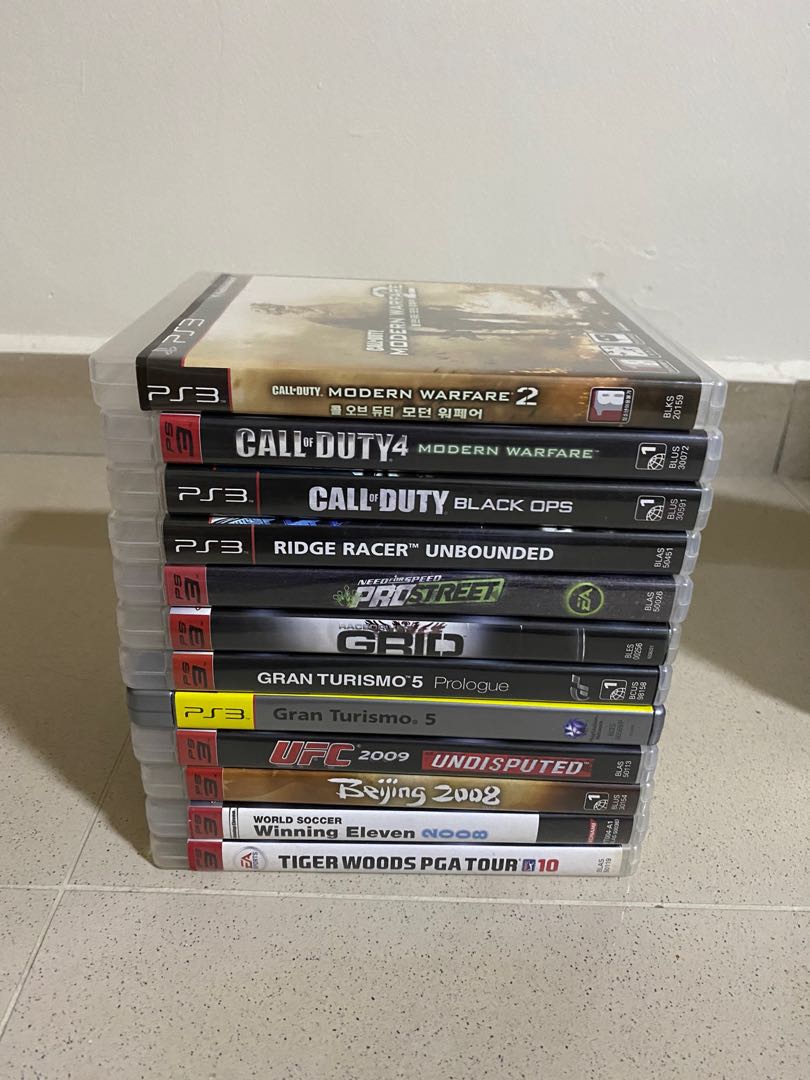 PS3 Games For Sale (Call of Duty COD, UFC, GRID, Gran Turismo 5, World