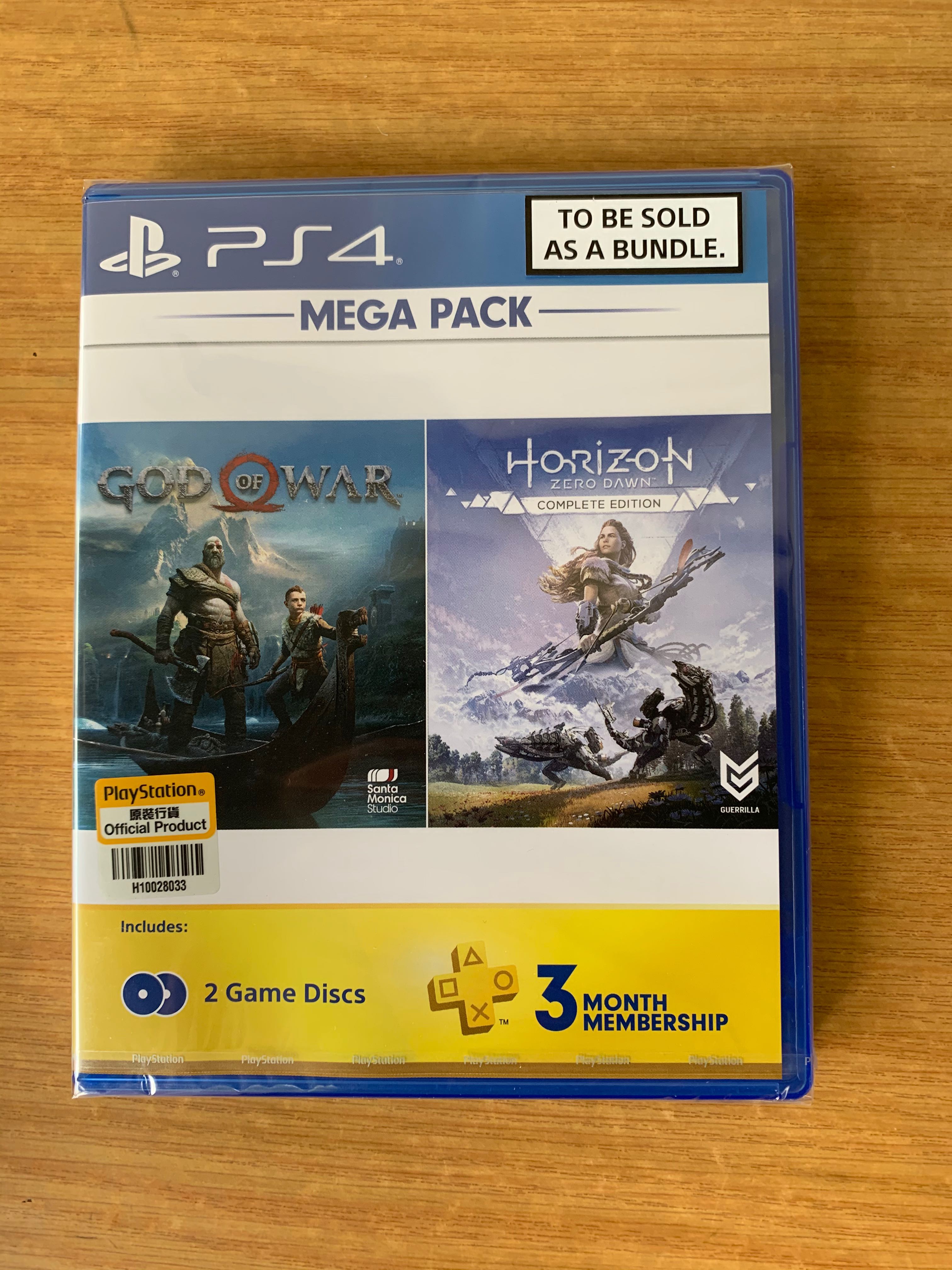 Ps4 bundle horizon god of sales war
