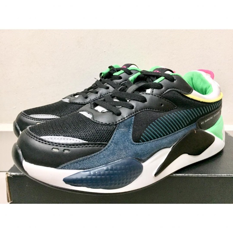 puma rsx black blue atoll