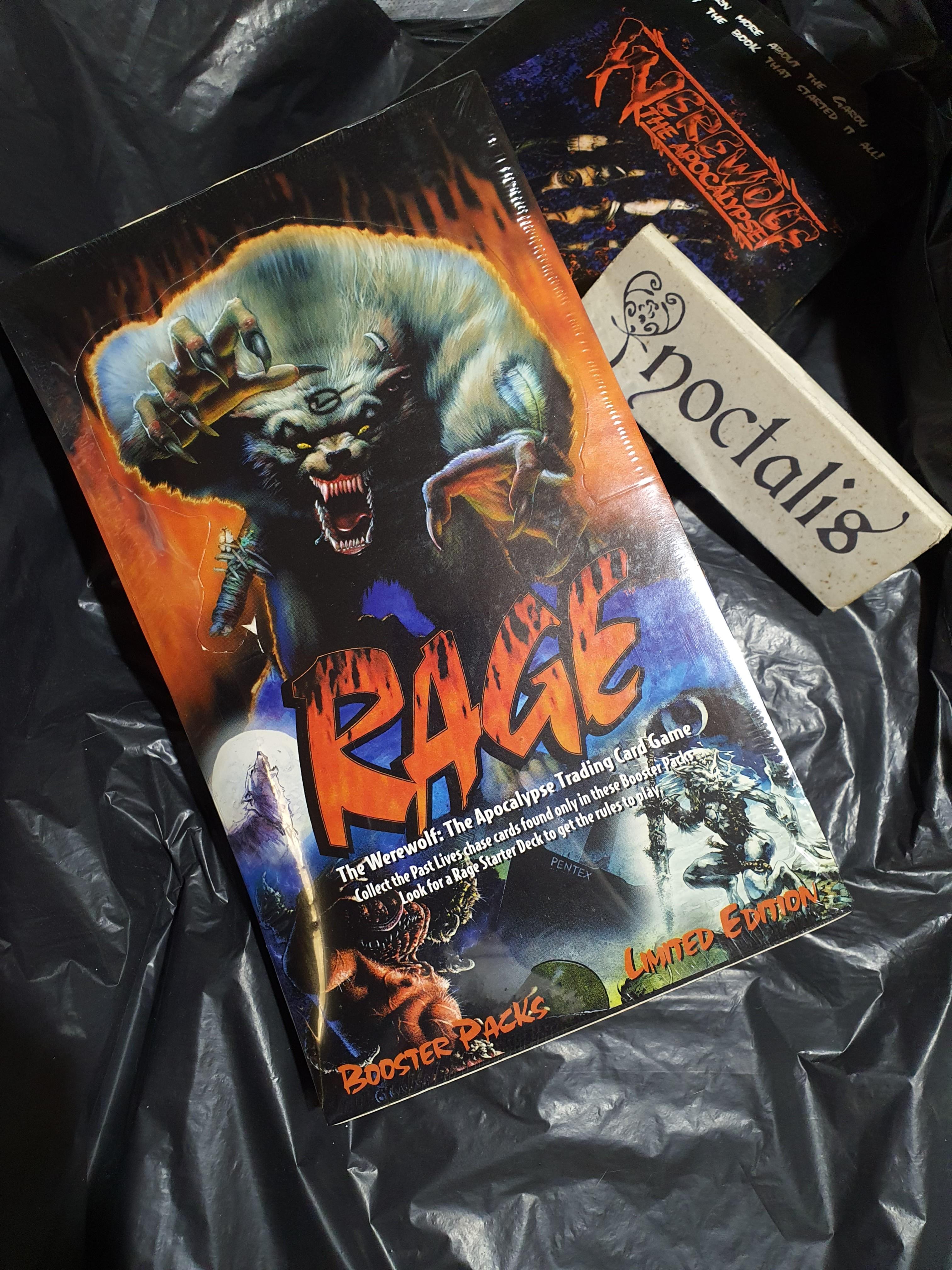 Rage The Werewolf Trading Card Game Booster Pack Box Hobbies Toys Toys Games On Carousell