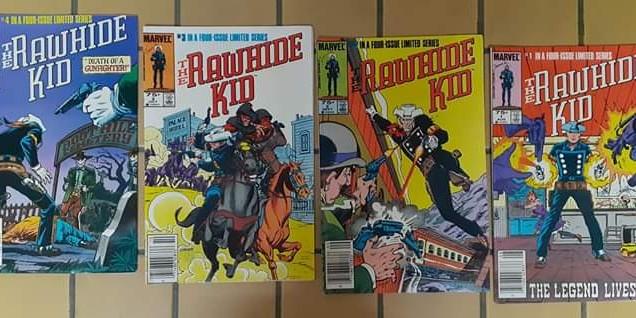 Rawhide Kid Year 80 S Issue 1 2 3 4 John Byrne Cover Art Marvel Vintage Comics Books Stationery Comics Manga On Carousell