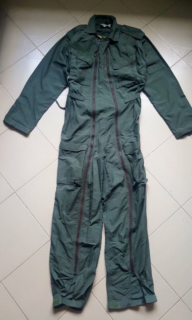 SAF Armour tankee double zipper coveralls size (M), Men's Fashion
