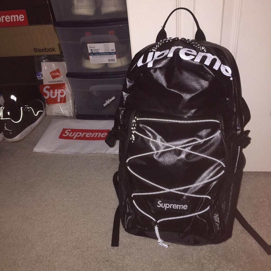 Supreme FW17 Backpack White, Men's Fashion, Bags, Backpacks on Carousell