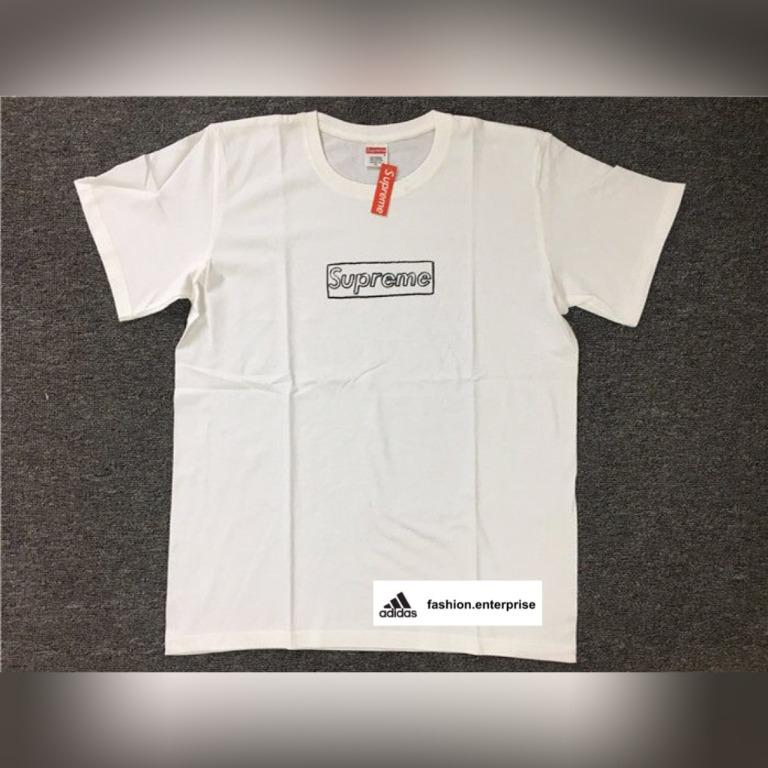 Kaws box logo tee store