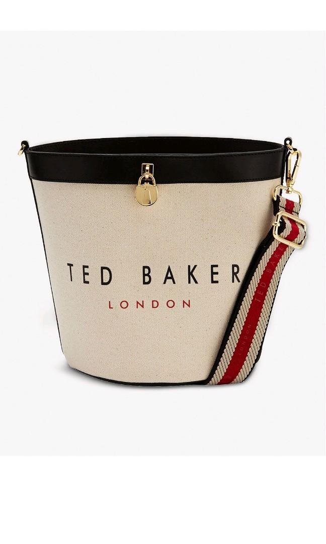 Ted Baker Jettia padlock canvas bucket bag Luxury Bags Wallets