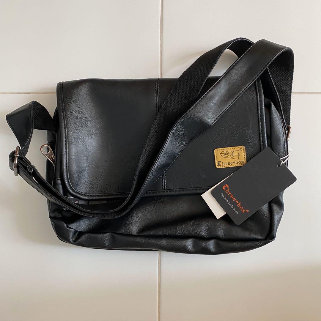 three box sling bag